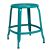 CHAISES Nicolle Hocker türkisblau #1