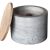 CS-Beton Tischfeuer PLAIN betongrau 16 cm rund #1
