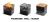 CUBE Feuerkorb Grill Hocker schwarz #2