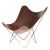 CUERODESIGN Sessel Pampa Mariposa Chocolate #1