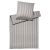 Elegante Bettwäsche Mako Satin NOBLESSE silber #1