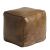 FUHRHOME St.Thomas Pouf Patina Brown #1
