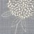 Raden Transparent Store Stickerei Blüten 100% PES weiß sekt H:300cm #3