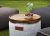 SACKit Sitzhocker rund RETROit Cobana DRUM White In- und Outdoor #3