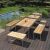 SonnenPartner Anstelltisch Skyline Edelstahl Teak #2