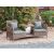 SonnenPartner Duo-Lounge Sitzgruppe LUNA honey braun #2
