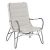 SonnenPartner Loungesessel CHARITE silbergrau #1