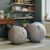 VLUV VEEL Lederimitat-Sitzball 70-75cm Schlamm #4