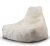 b-bag extreme lounging Sitzsack mighty-b Sheepskin FUR White #1