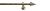 erfal Komplettgarnitur Carrera Ø19mm Kegel Innenlauf 1-läuf. 240cm messing antik #1