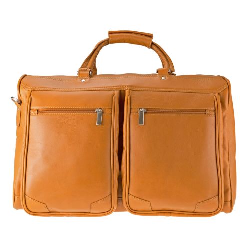 ALPENLEDER Reisetasche MILANO naturbraun