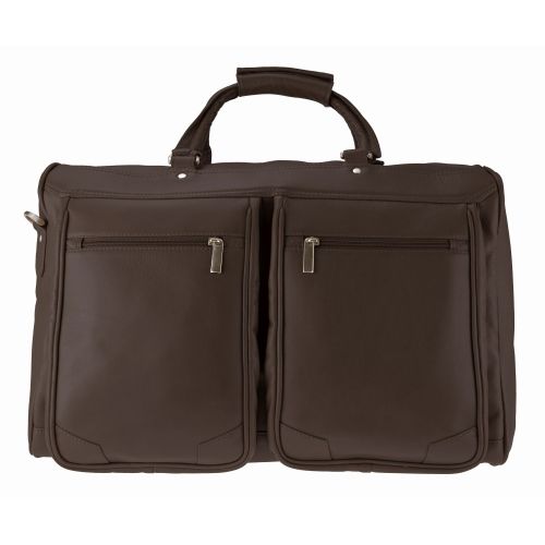 ALPENLEDER Reisetasche MILANO schokobraun