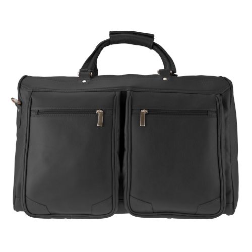 ALPENLEDER Reisetasche MILANO schwarz