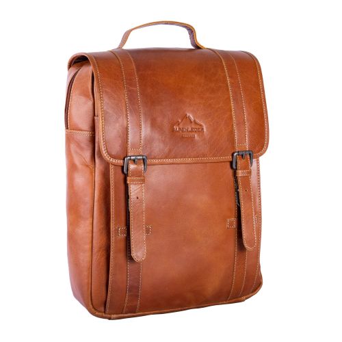 ALPENLEDER Rucksack BOZEN cognac