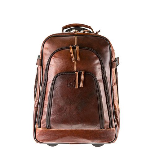 ALPENLEDER Rucksack Trolley ACHENSEE brandy