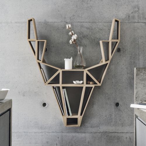 BEdesign Wandregal DEER Eiche