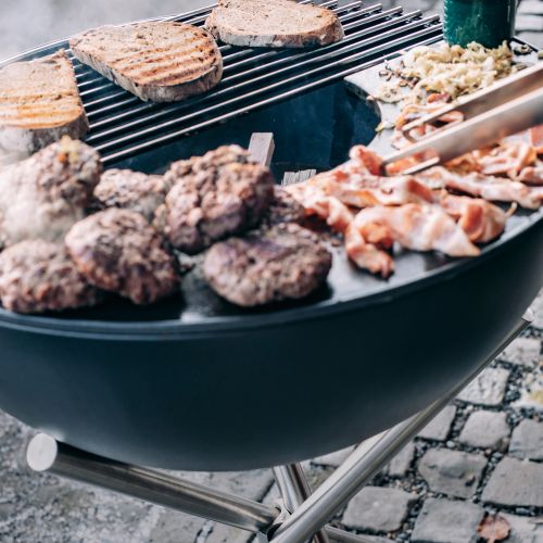 BOWL Grillrost zweiteiliger Grillrost auch einzeln verwendbar