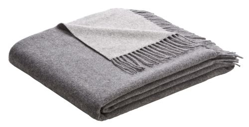 Biederlack Cosy & Luxury grau-silber Decke 130x170 cm