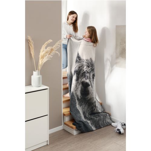 Biederlack Decke Animal Love Pako 150x200cm hochwertige Kuscheldecke für Kinder und Jugendliche