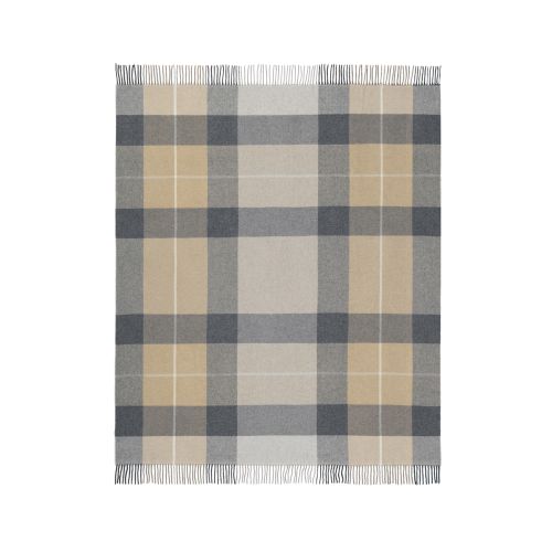 Biederlack Plaid Quito Beige 130x170cm Franse