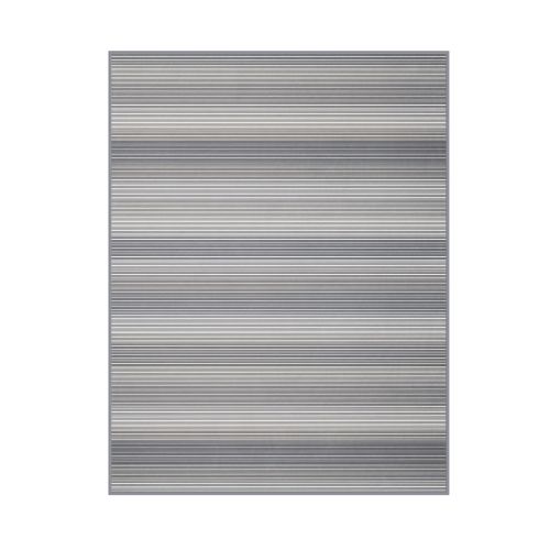 Biederlack Wohndecke Lines grey 220x180cm Velourband-Einfassung