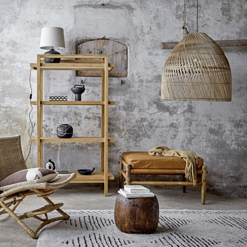 Bloomingville Hocker Aysia natur 