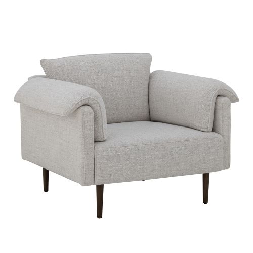 Bloomingville Loungesessel Chesham weiß