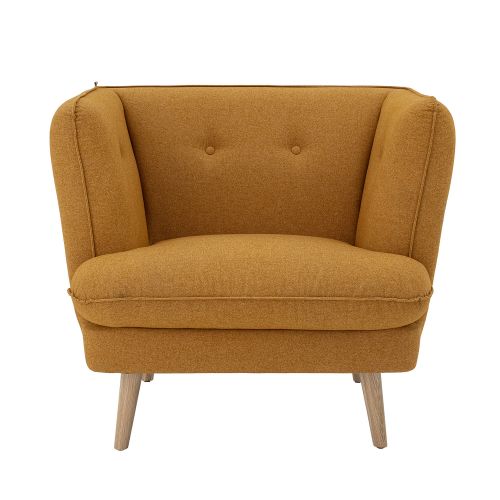 Bloomingville Loungesessel Elliot orange moderner wunderschöner Sessel