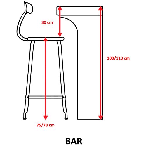 CHAISES Nicolle Barhocker caramel anthrazit Sitzhöhe 77cm Holz caramel und Metall Matte Dark Steel