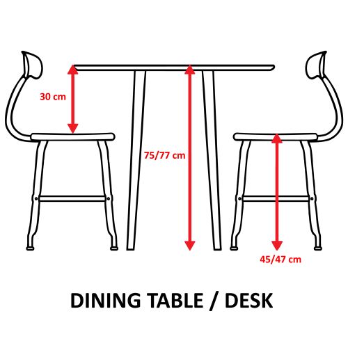 CHAISES Nicolle Hocker natural verkehrsweiss Sitzhöhe 47cm Holz natural und Metall White weiss