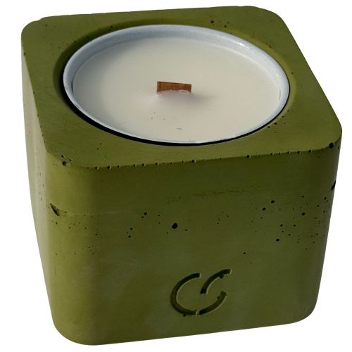 CS-Beton Tischfeuer VARIO ODORE 2er Set bambus-grün