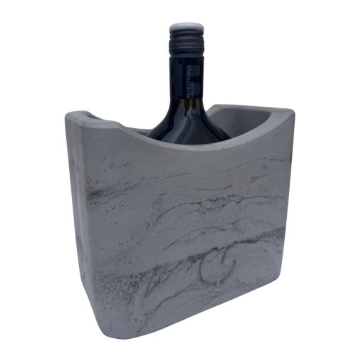 CS-Beton Weinkühler Bocksbeutel betongrau