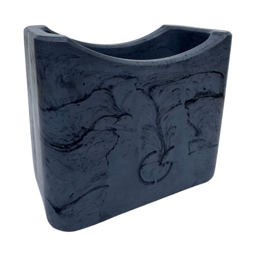 CS-Beton Weinkühler Bocksbeutel dunkelgrau