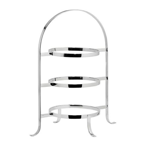 EDZARD Tellerhalter Etagere Sina für 3 Teller Höhe 42cm