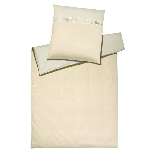 Elegante Bettwäsche Mako Satin EL GRECO natur