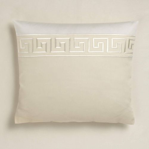 Elegante Bettwäsche Mako Satin EL GRECO natur Bettbezug mit Kissenhülle