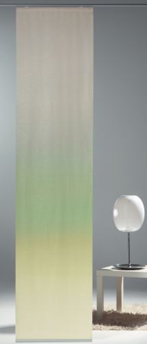 Flächenvorhang Limbo 02  Farbverlauf Grün Digitaldruck incl. Zubehör