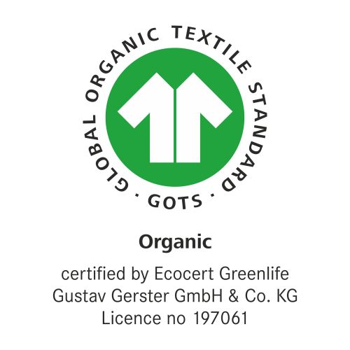 Gerster Bio-Baumwoll-Vorhang Eiko grün Dekoschal mit Kräuselband und Stangendurchzug GOTS zertifiziert