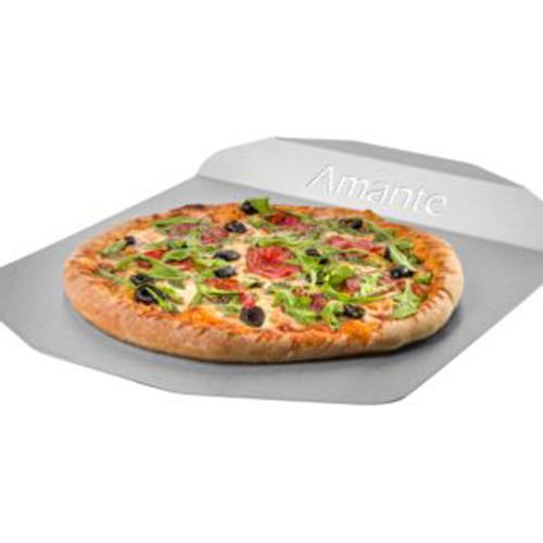 Hainser Pizzaofen AMANTE PICCOLO mit Pizzaschaufel mit Biscotto Steinplatte Aufheizzeit 15 Minuten