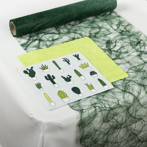 Husse Tischdecke von ROMODO für Biertischgarnituren mit Dekoset Little Cactus