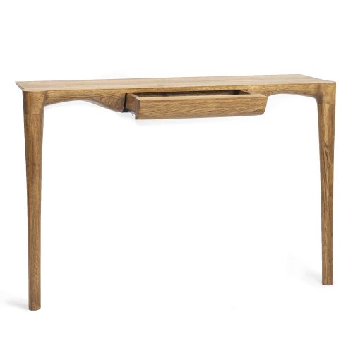 Konsolentisch mit Schublade Hoya Echtholz Eiche 100cm
