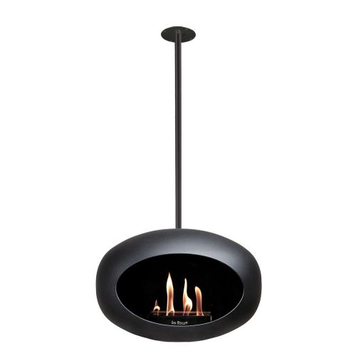 Le Feu Sky Bioethanol Kamin, hängend Schwarz 175cm,