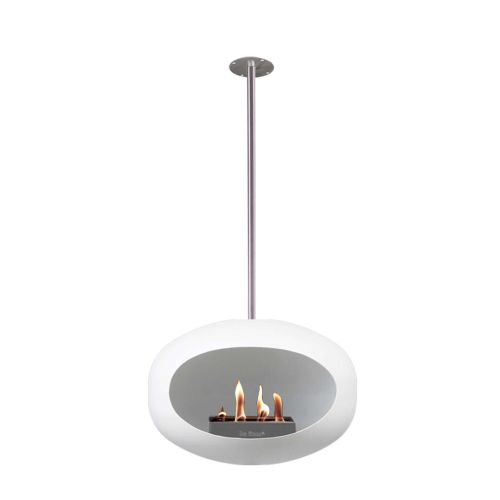 Le Feu Sky Bioethanol Kamin, hängend Weiß 155cm,