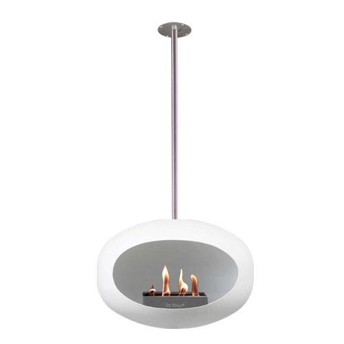 Le Feu Sky Bioethanol Kamin, hängend Weiß 175cm,