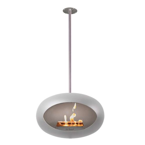 Le Feu Sky Bioethanol Kamin, hängend silber 155cm,