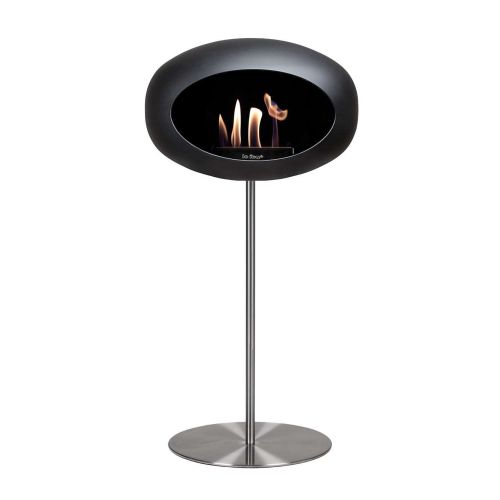 Le Feu Steel Bioethanol Kamin, stehend Schwarz 115cm,