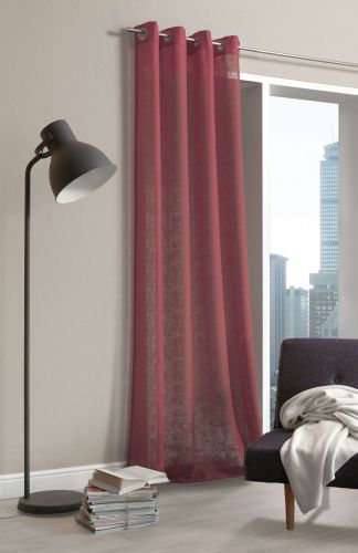 NEUTEX Ösenschal Ösenvorhang SCANDIA 245x137 cm beere