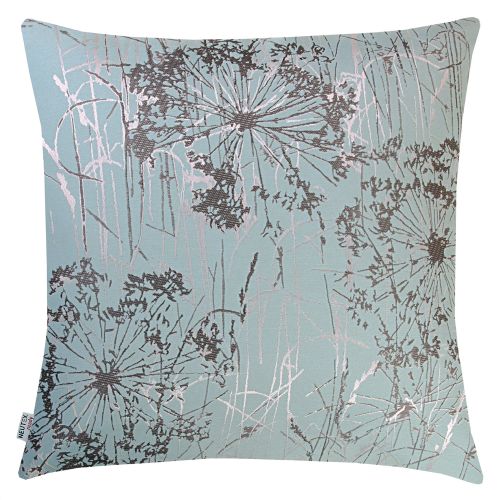 NEUTEX Wendekissenhülle FIORETTO Pusteblume 48x48 cm hellblau