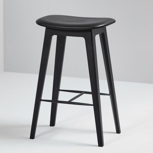 SACKit Nordic Barhocker Schwarzbuche ultra black Höhe 68cm