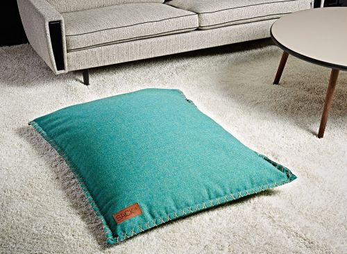 SACKit Sitzkissen SQUAREit Cobana JUNIOR Petrol Melange In- und Outdoor 